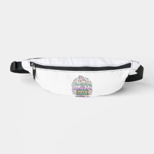 Unicorn Teaching with Unicorn Energy Bold Typograp Bum Bags