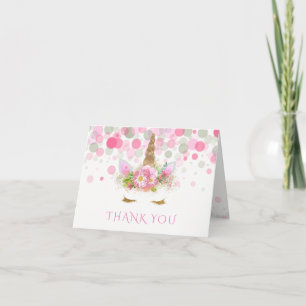 Unicorn Thank You Cards