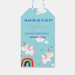 Unicorn Thank You Gift Tag