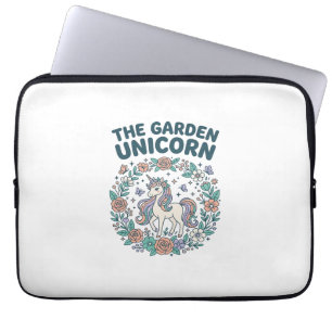 Unicorn The Garden Unicorn Trendy T-Shirt Design_1 Laptop Sleeve