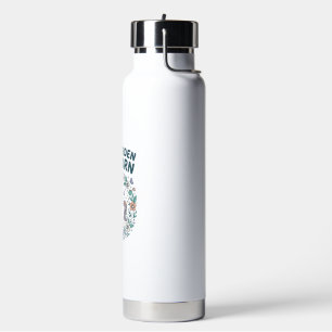 Unicorn The Garden Unicorn Trendy T-Shirt Design_1 Water Bottle