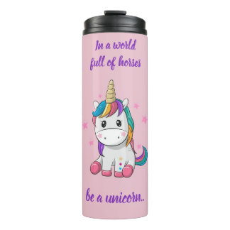 Unicorn thermal tumblers 