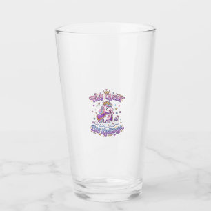Unicorn Tiny Queen Big Kingdom Gift Idea Sticker a Glass