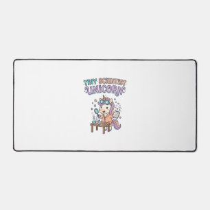 Unicorn Tiny Scientist Unicorn Trendy Product Grap Desk Mat