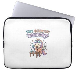 Unicorn Tiny Scientist Unicorn Trendy Product Grap Laptop Sleeve