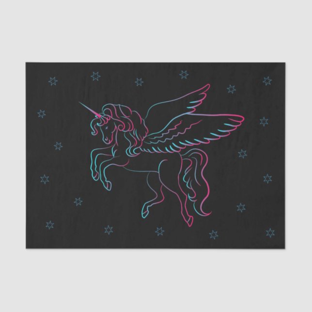 unicorn tissue paper (Front)