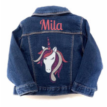 Unicorn Toddler Jean Jacket 