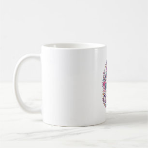 Unicorn Too Cute to Spook Colourful Marketplace Ar Coffee Mug