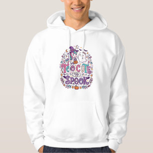 Unicorn Too Cute to Spook Colourful Marketplace Ar Hoodie