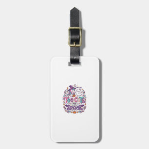 Unicorn Too Cute to Spook Colourful Marketplace Ar Luggage Tag