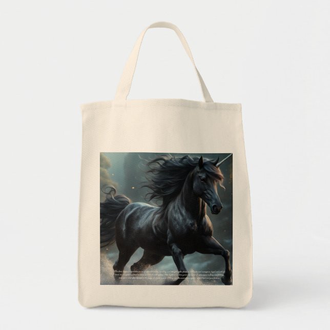 Unicorn  tote bag (Front)