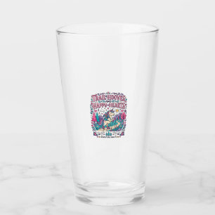 Unicorn Trail Hooves and Happy Hearts Colourful Ap Glass
