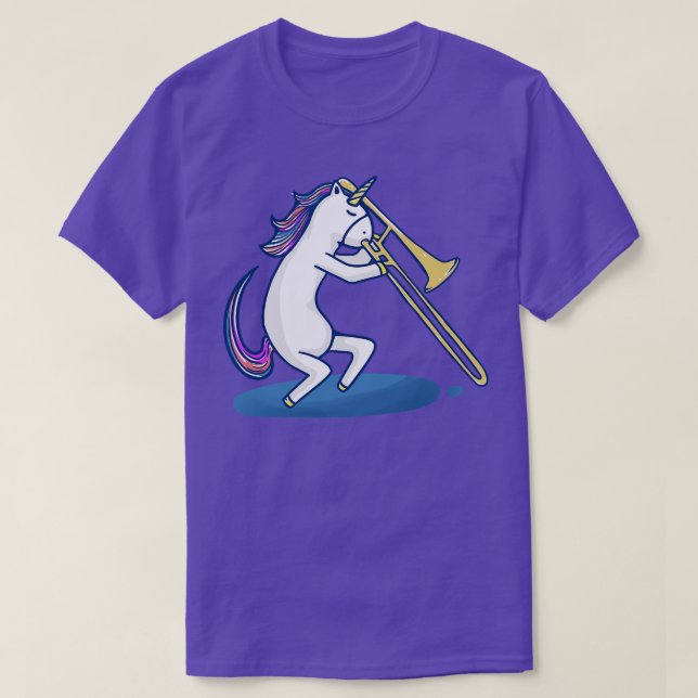 Unicorn Trombone 1 T-Shirt (Design Front)