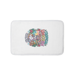 Unicorn Tropical Unicorn Escape POD Ready POD Artw Bath Mat
