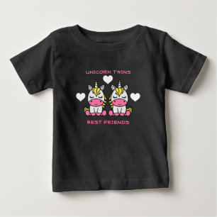 Unicorn Twin Sister Baby T-Shirt