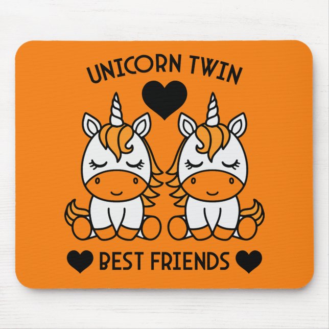 Unicorn Twin Sister  Mouse Pad (Front)