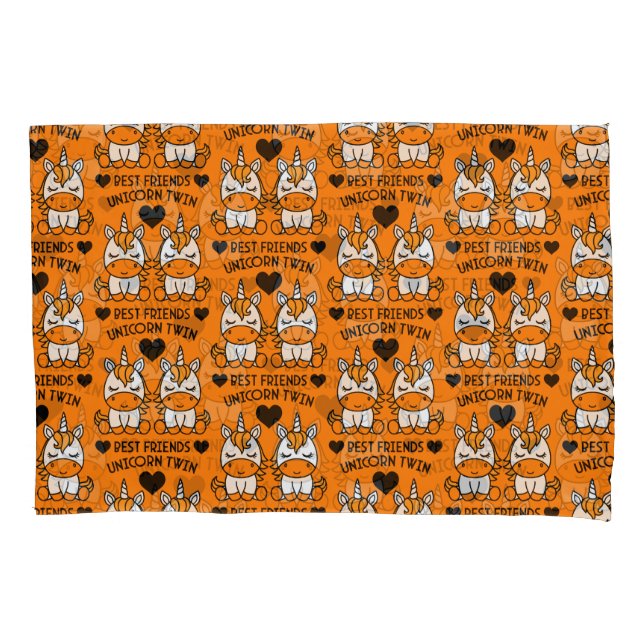 Unicorn Twin Sister  Pillowcase (Front)