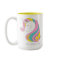 Unicorn Two-Tone Mug (Personalise it!)