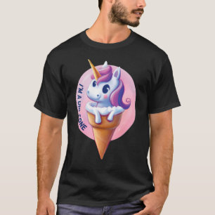 Unicorn Unicone Ice Cream  Pun Cute Animal Sweet C T-Shirt