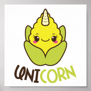 UniCORN (unicorn and corn) Poster