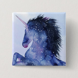 Unicorn Universe - Cosmic 15 Cm Square Badge