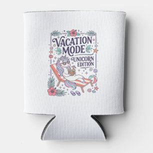 Unicorn Vacation Mode Unicorn Edition Adorable App Can Cooler