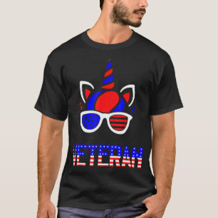 Unicorn Veteran Veterans Day Patriotic Unicorn Men T-Shirt
