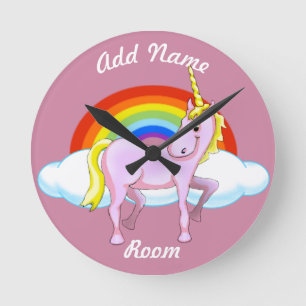 Unicorn Wall Clock (Customisable)