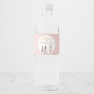 Unicorn Water Bottle Label Birthday Baby Shower
