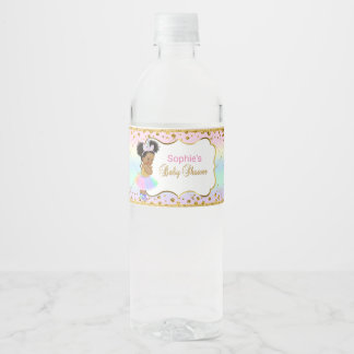 Unicorn water bottle wrappers label