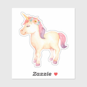 Unicorn Watercolor Stickers