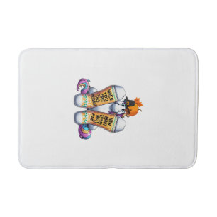 Unicorn Wearing Socks Men Women Kids Boys Girls Th Bath Mat