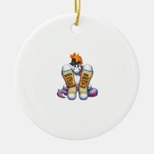 Unicorn Wearing Socks Men Women Kids Boys Girls Th Ceramic Ornament