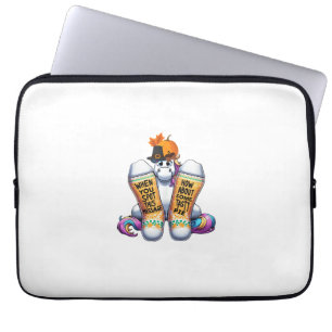 Unicorn Wearing Socks Men Women Kids Boys Girls Th Laptop Sleeve