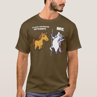 Unicorn Wedding Officiant T-Shirt