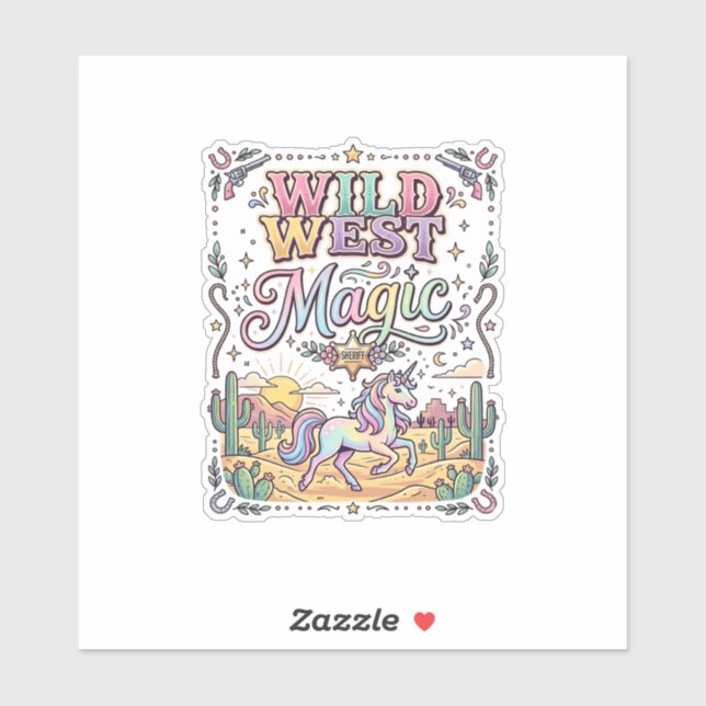 Unicorn Wild West Magic Original (Sheet)