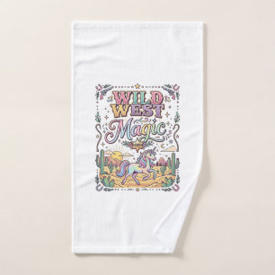 Unicorn Wild West Magic Original Hand Towel