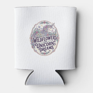 Unicorn Wildflowers and Unicorn Dreams POD Ready M Can Cooler