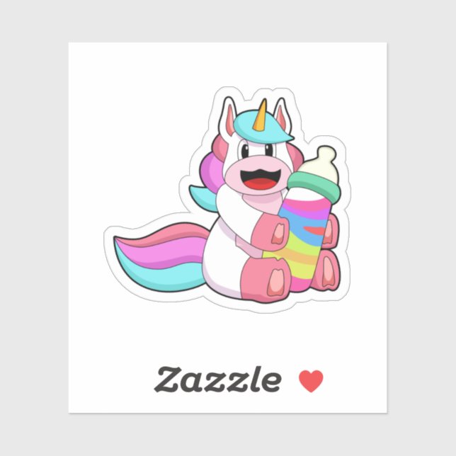 Unicorn with Baby bottle.PNG (Sheet)