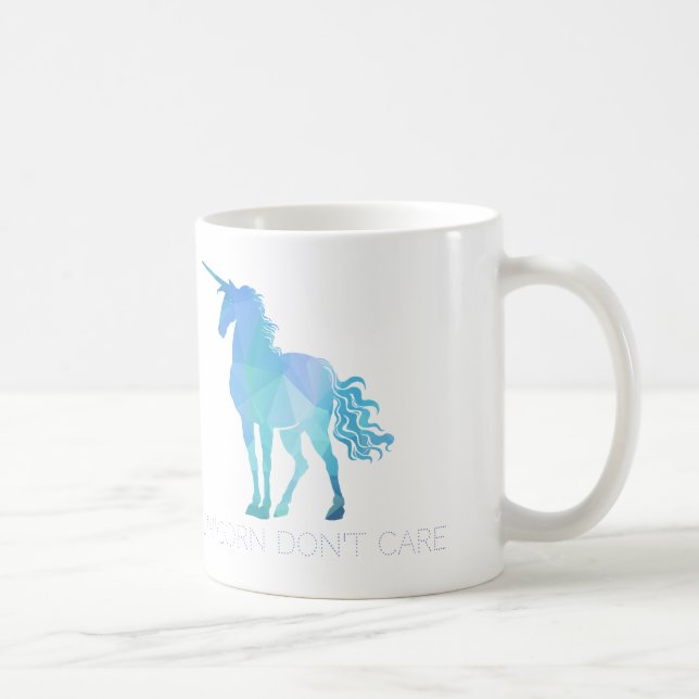 Unicorn With Changeable Text Coffee Mug (Right)