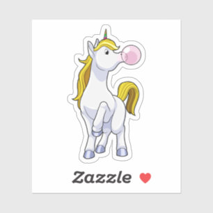Unicorn with Chewing gum