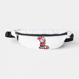 Unicorn with Christmas Sweater Unicorn Girls Chris Bum Bags