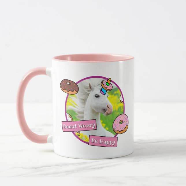 Unicorn With Donuts Mug (Left)