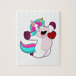 Unicorn with Heart Jigsaw Puzzle
