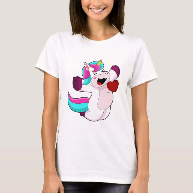 Unicorn with Heart T-Shirt (Front)