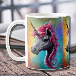 Unicorn with Pink Mane Coffee Mug