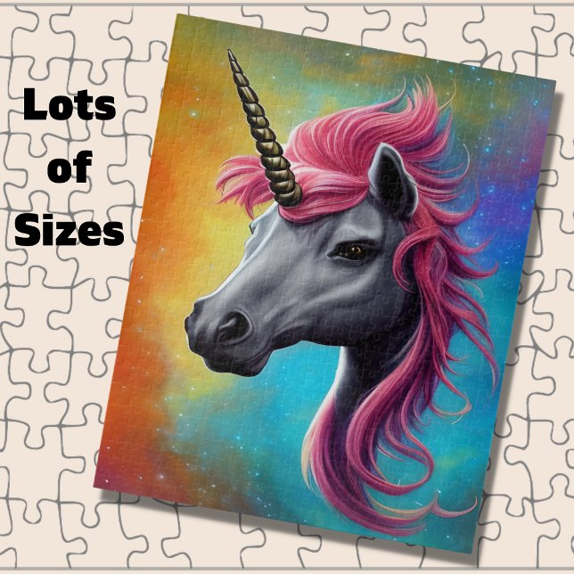 Unicorn with Pink Mane Jigsaw Jigsaw Puzzle (Creator Uploaded)