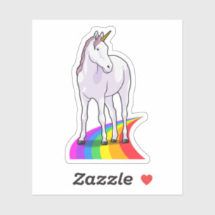 Unicorn with Rainbow