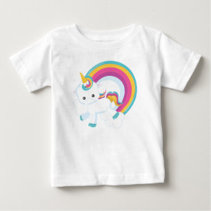 Unicorn with Rainbow  Baby T-Shirt
