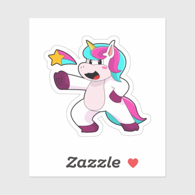 Unicorn with Star (Sheet)